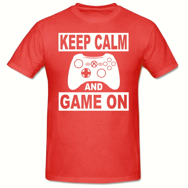 Game on childrens t shirt