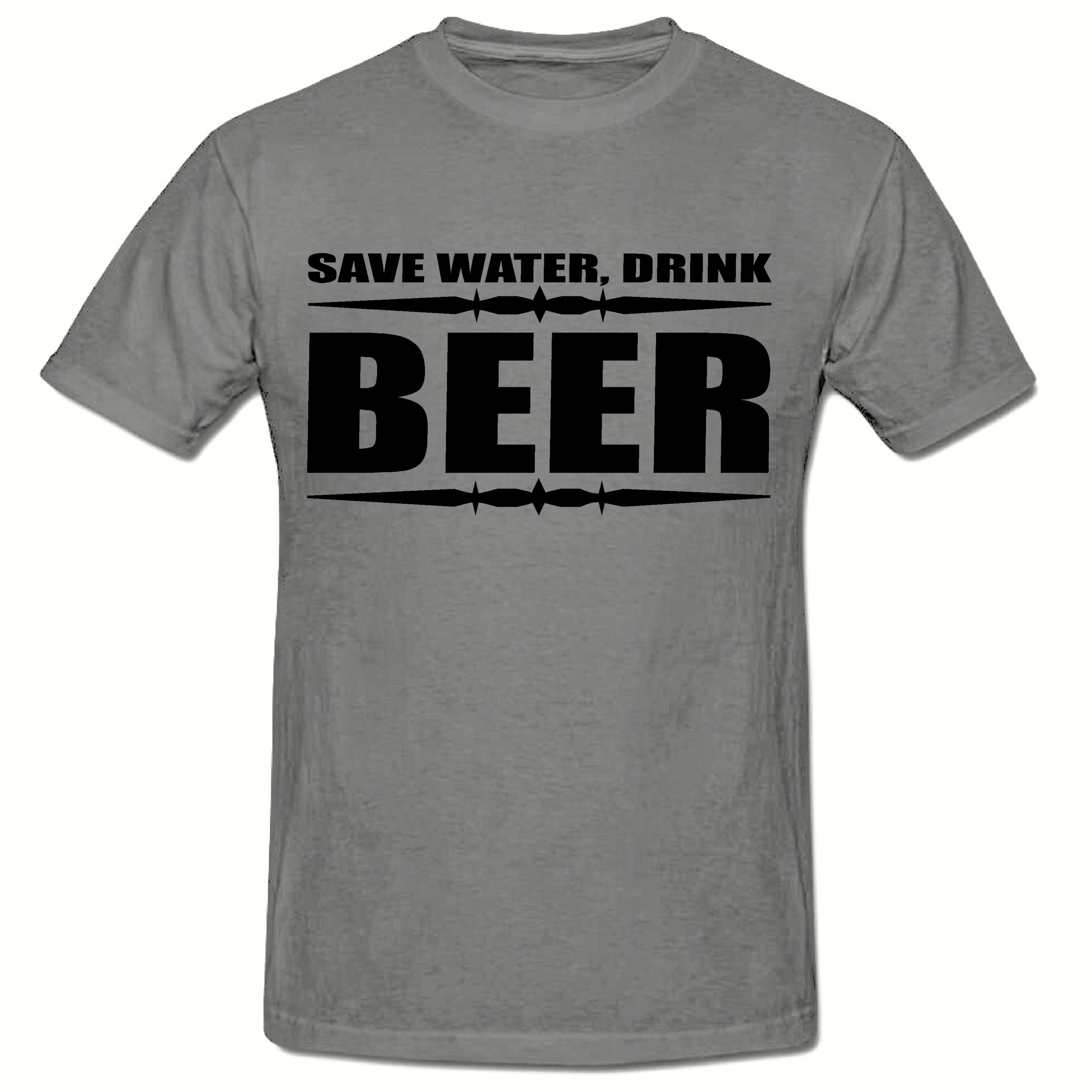 Save water drink beer men's t shirt